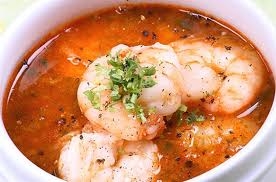 شوربة جمبري ساده