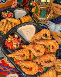 وجبة نص جمبرى ونص كابوريا